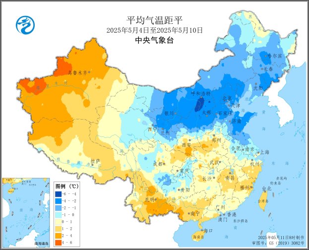 中央气象台:全国农业气象周报(2025年05月12日)