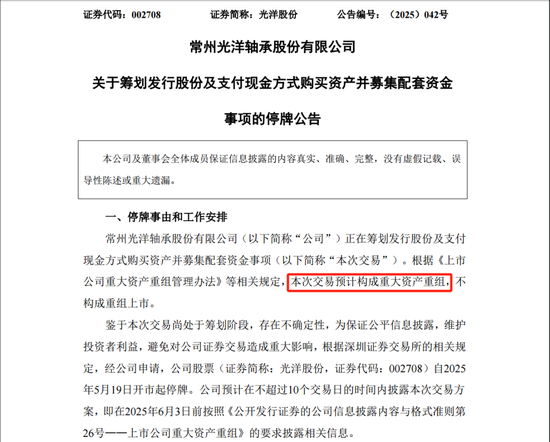 A股重大资产重组,停牌!